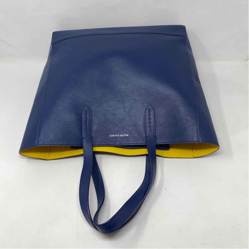 Pre-Owned Ralph Lauren Blue Leather Handbag