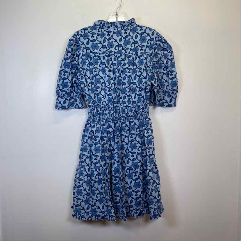 Pre-Owned Size M Shade Amour Blue Floral Casual Dress