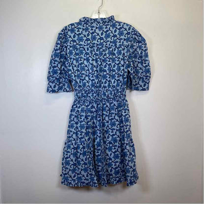Pre-Owned Size M Shade Amour Blue Floral Casual Dress