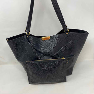 Pre-Owned Burberry Black Leather Designer Handbag