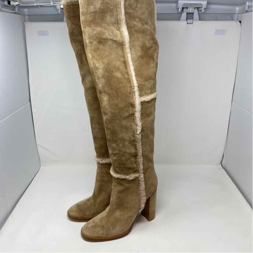 Pre-Owned Shoe Size 9.5 Giavvanto Rossi Taupe Boots
