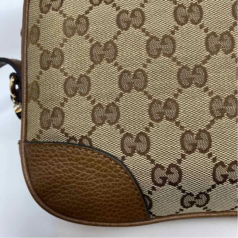 Pre-Owned Gucci Monogram Canvas Designer Handbag