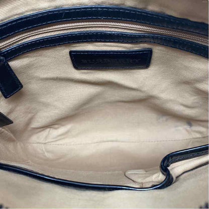 Pre-Owned Burberry Plaid Canvas Designer Handbag