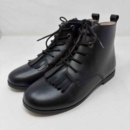 Pre-Owned Shoe Size 7.5 Perroquet Black Booties