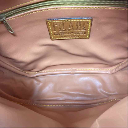 Pre-Owned Alviero Martini Tan Multi Leather Handbag