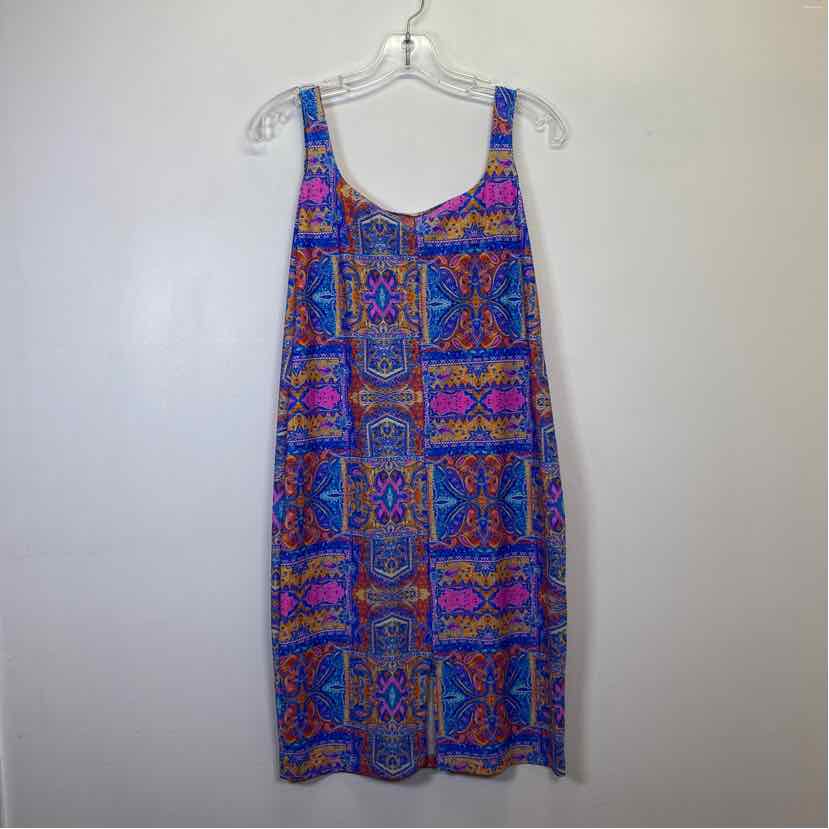 Pre-Owned Size M Patti Biss Multi Casual Dress