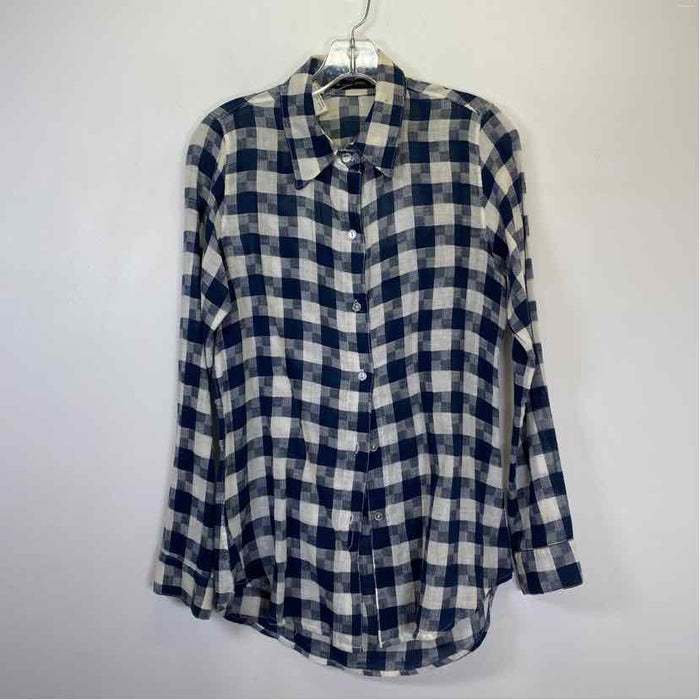 Pre-Owned Size S John Eshaya Blue Multi Top
