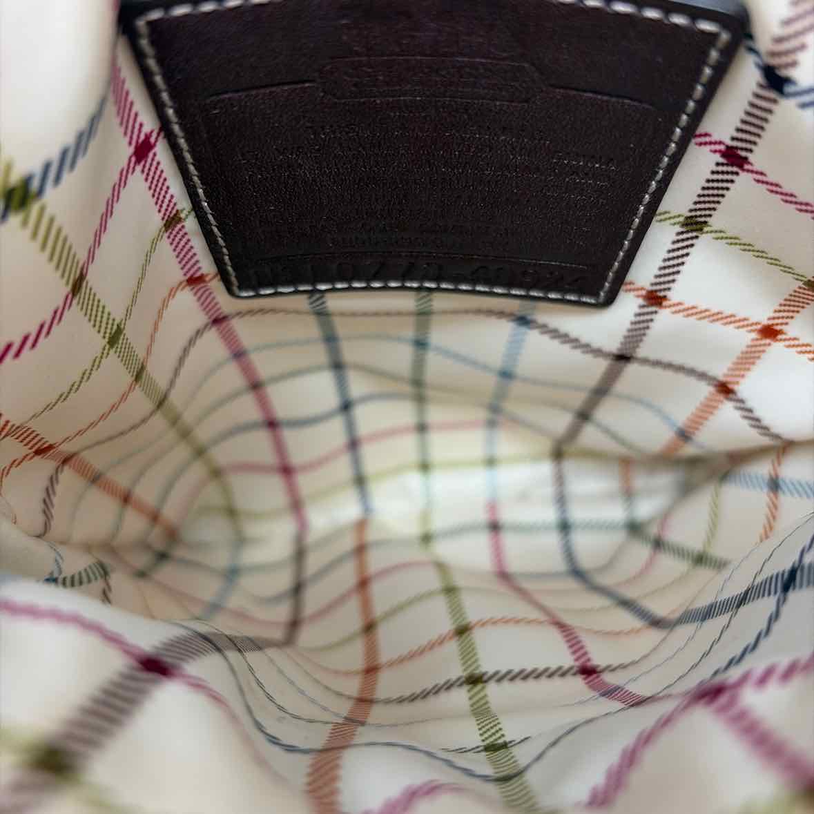 Pre-Owned Coach Brown Coated Canvas Handbag
