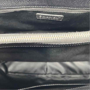 Pre-Owned Chanel Black Leather Designer Handbag