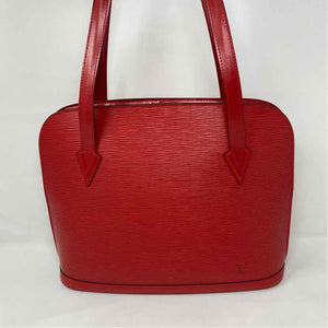 Pre-Owned Louis Vuitton Red Leather Designer Handbag
