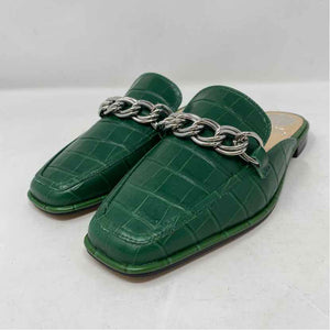 Pre-Owned Shoe Size 7.5 Vince Camuto Green Loafer