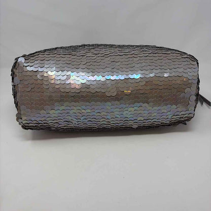 Pre-Owned Coach Silver Sequined Handbag