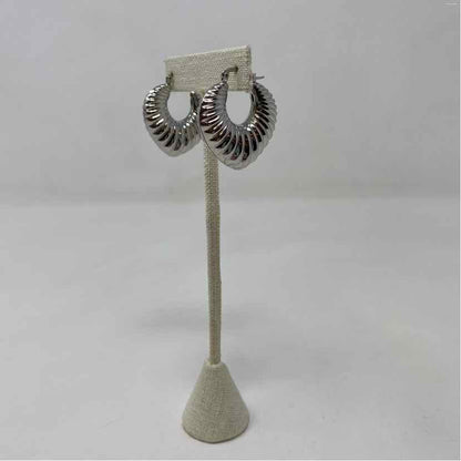 Silver Metal Earrings