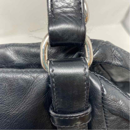 Pre-Owned Prada Black Leather Designer Handbag