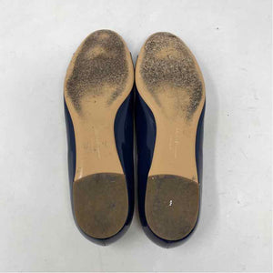 Pre-Owned Shoe Size 8.5 Ferragamo Navy Flats