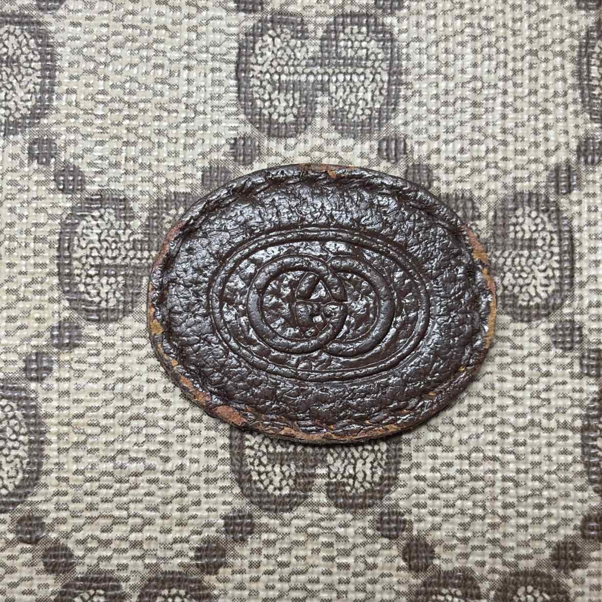Pre-Owned Gucci Brown Leather Designer Handbag
