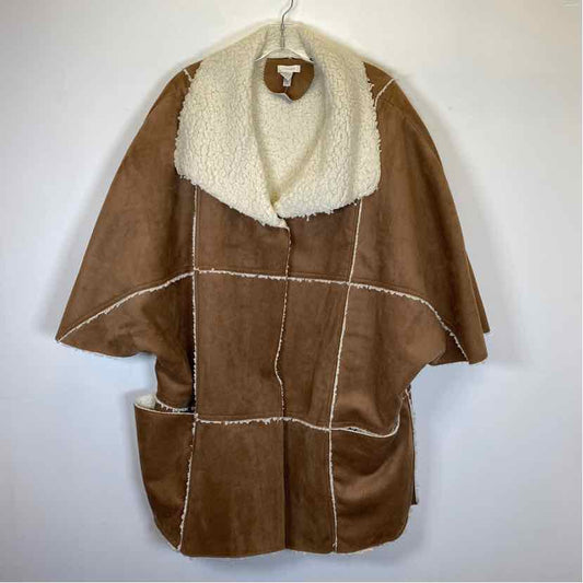 Pre-Owned Size L/XL Chico's Tan Multi Coat