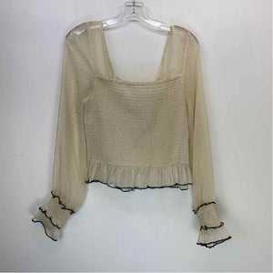 Pre-Owned Size L Storia Cream Top