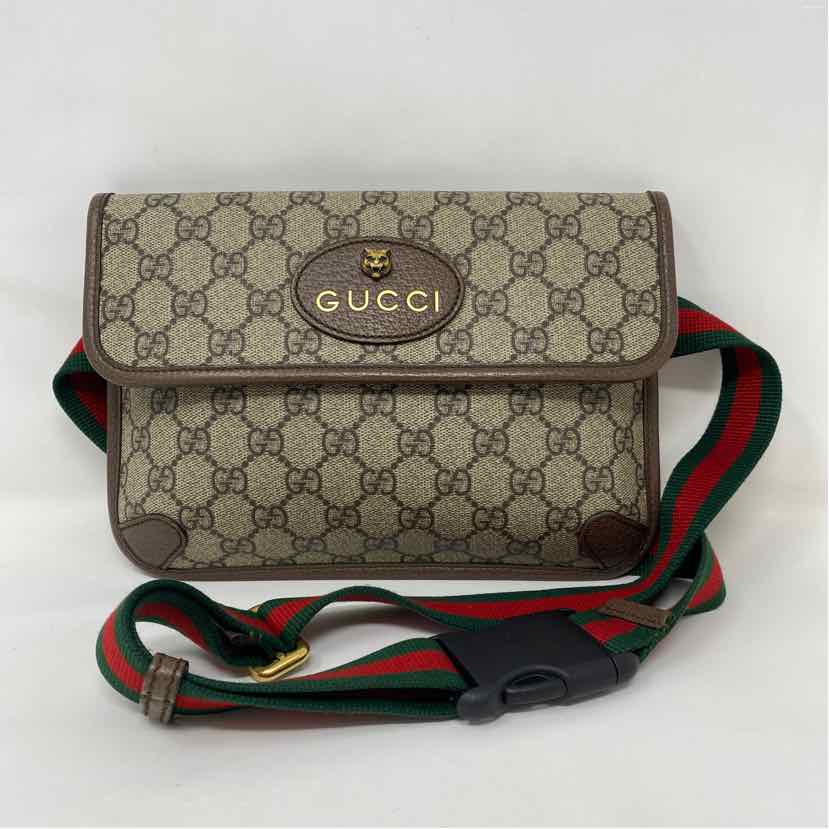 Pre-Owned Gucci Monogram Canvas Designer Handbag