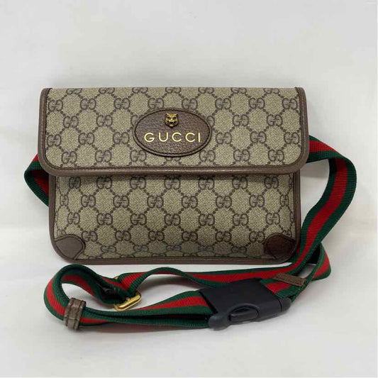 Pre-Owned Gucci Monogram Canvas Designer Handbag