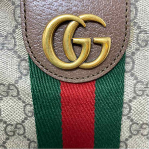 Pre-Owned Gucci Monogram Canvas Designer Handbag