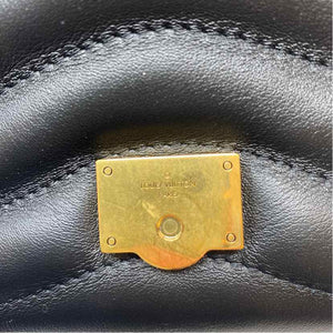 Louis Vuitton Black Leather Designer Handbag