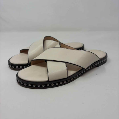 Pre-Owned Shoe Size 7 Coach White Sandals
