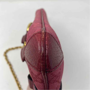 Pre-Owned Gucci Magenta Fabric Designer Handbag