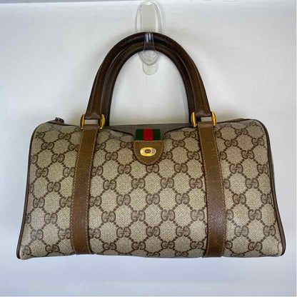 Pre-Owned Gucci Monogram Canvas Designer Handbag