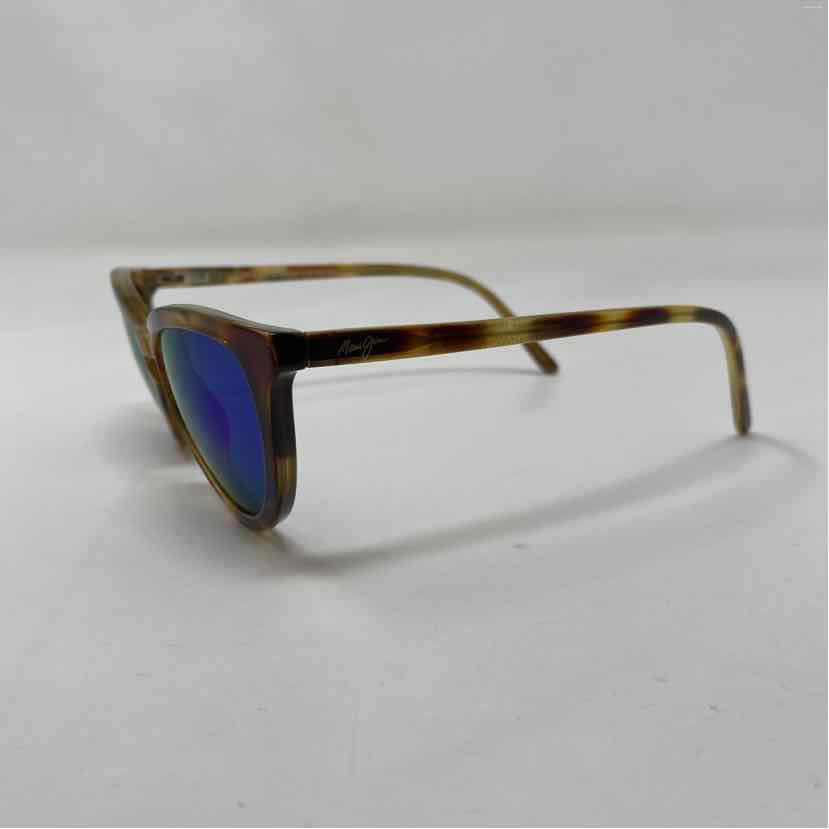 Pre-Owned Maui Jim Tortoise Plastic Sunglasses