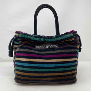 Pre-Owned Sonia Rykiel Striped Velvet Handbag