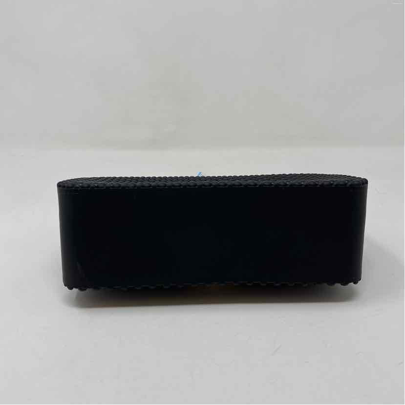 Boutique Black Rubber Handbag