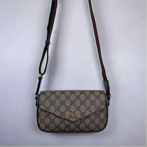 Pre-Owned Gucci Monogram Canvas Designer Handbag