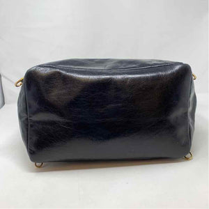Pre-Owned Badgley Mischka Black Leather Handbag