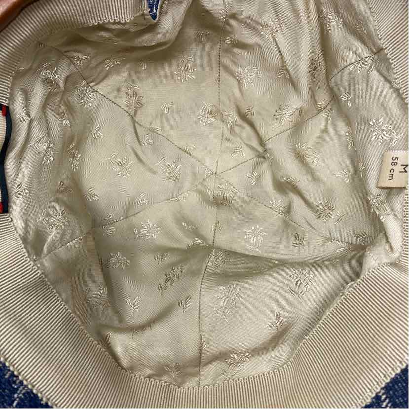 Pre-Owned Gucci Denim Denim Designer Hats