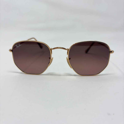 Pre-Owned Rayban Rose Gold Metal Sunglasses