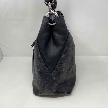 Pre-Owned MCM Black Leather Designer Handbag