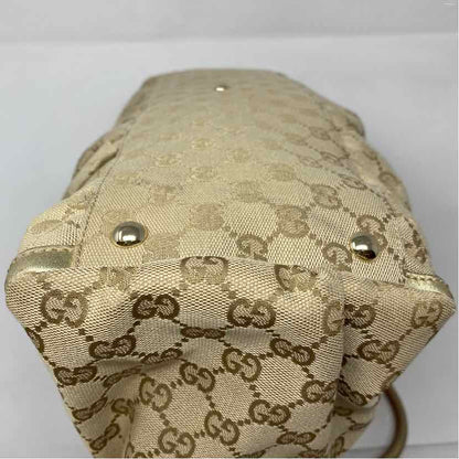 Pre-Owned Gucci Monogram Canvas Designer Handbag