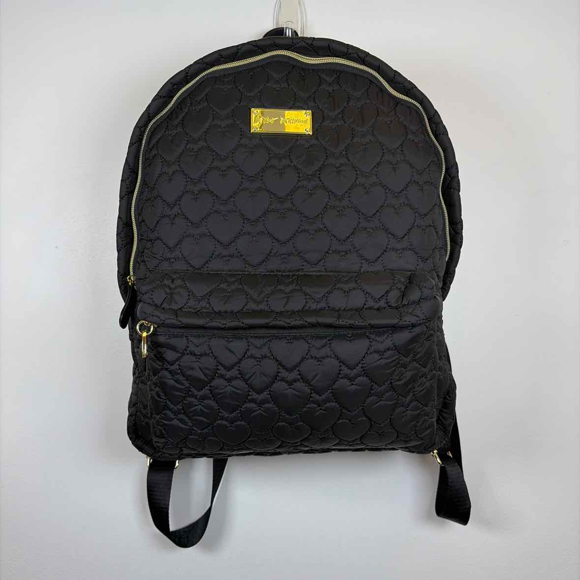 Pre-Owned Betsey Johnson Black Nylon Handbag