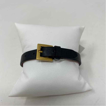 Pre-Owned Valentino Black/Red Leather Designer Jewelry