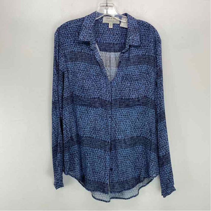 Pre-Owned Size M Cloth & Stone Blue Top