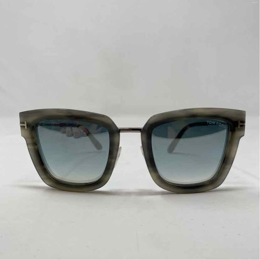Pre-Owned Tom Ford Grey Multi Plastic Designer Sunglasses