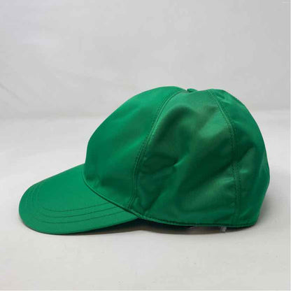 Pre-Owned Prada Green Nylon Designer Hats