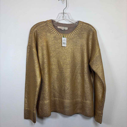 Pre-Owned Size S LOFT Gold Sweater