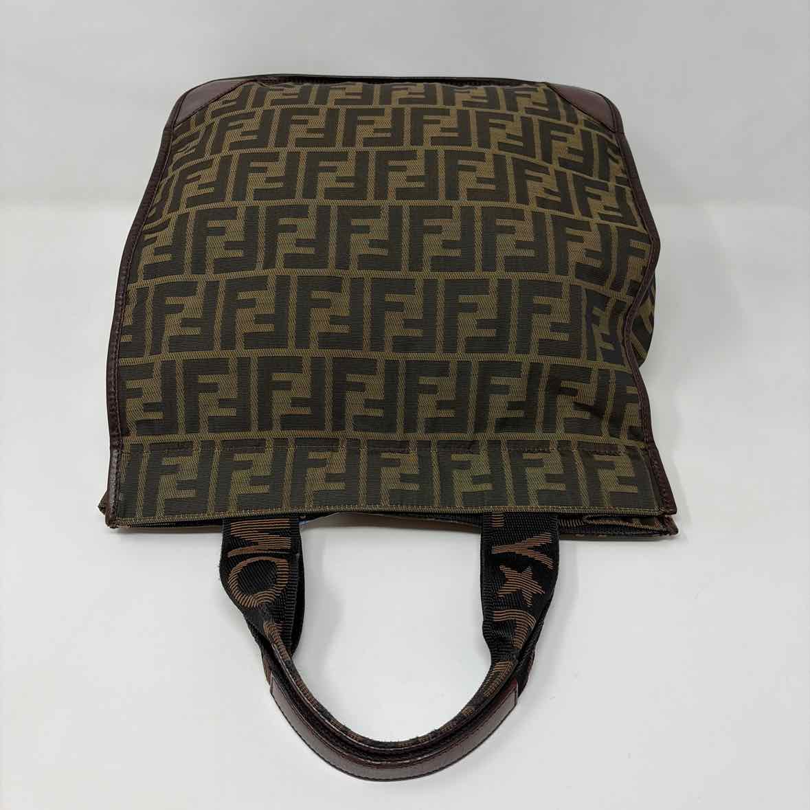 Pre-Owned Fendi Monogram Canvas Designer Handbag
