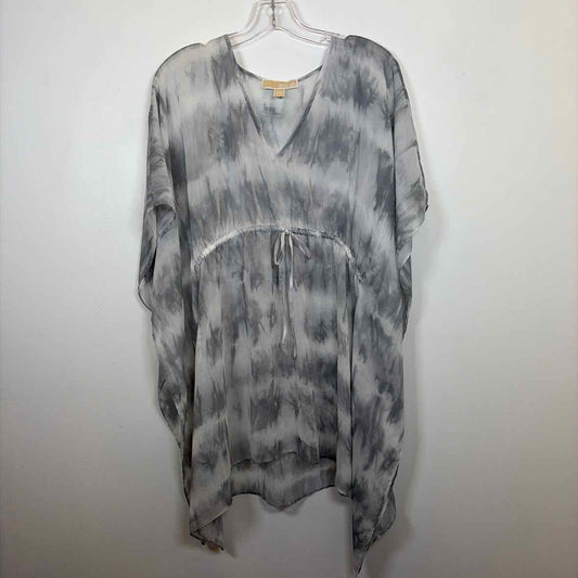 Pre-Owned Size M Michael Kors Grey Print Cover Up