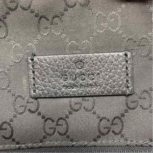 Pre-Owned Gucci Black Nylon Designer Handbag