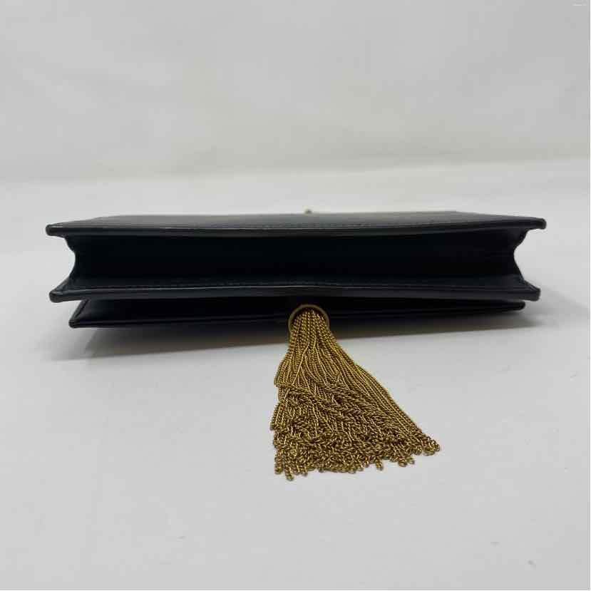 Pre-Owned Saint Laurent Black Leather Designer Handbag