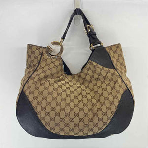 Pre-Owned Gucci Monogram Canvas Designer Handbag