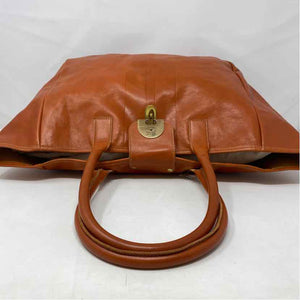 Pre-Owned Il Bostante Orange Leather Handbag